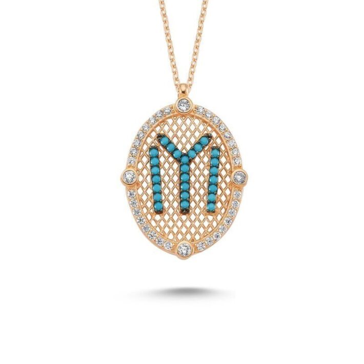 Kayı Boyu Şık Gümüş Kolye