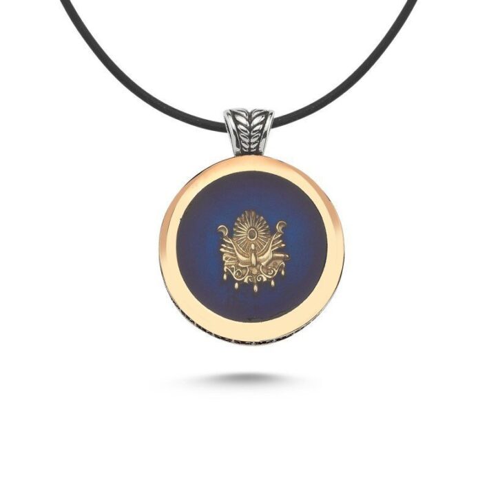 Osmanlı Devlet Armalı Erkek Gümüş Kolye