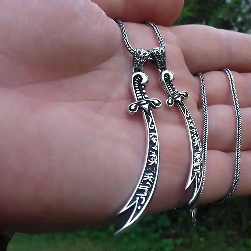 Hz. Ali Kılıcı Zülfikar Gümüş Kolye 7 Hz. Ali Kılıcı Zülfikar Gümüş Kolye - Görsel 7