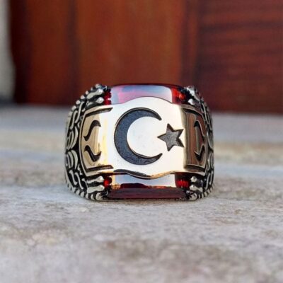 Hediyelik Gümüş Yüzük ve Kolye 56 duz yuzuk